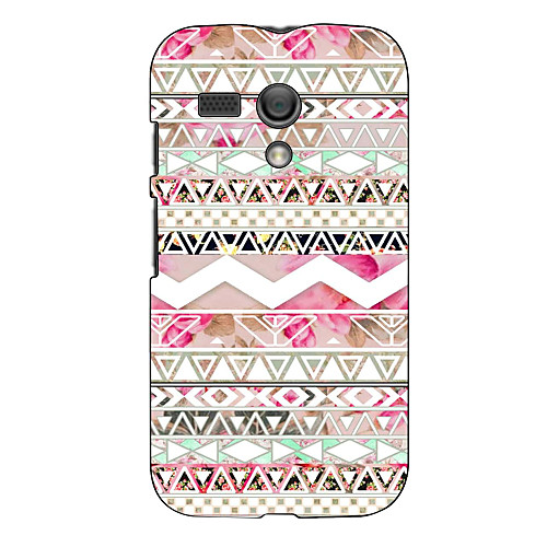 Colorful Stripe Design Hard Case for Motorola MOTO G