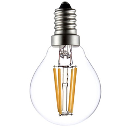 ON G45 E14 4W 4xCOB 400LM 2800-3000K  Warm White Light LED Filament Lamp (AC230V)