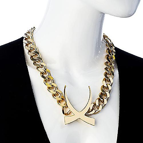 мода серповидно-подвеска в форме золотой сплав ожерелье (1 шт)