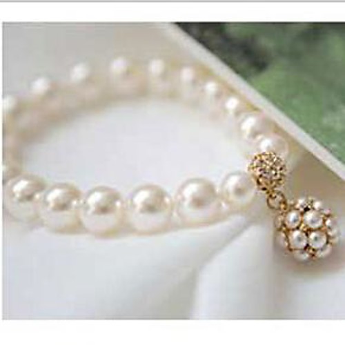 Fashion All-match Pearl Strand Bracelet(1pc)