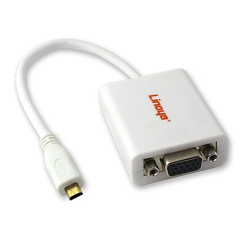 linoya Micro HDMI мужчин и VGA Женский адаптер кабеля (22см)