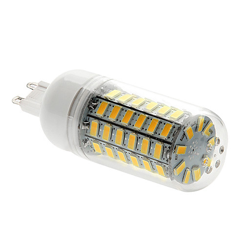 G9 15w 69x5730smd 1500LM 3000-3500K теплый белый свет привел кукурузы лампочку (220-240)