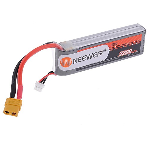 neewer 7.4V 2S 2200mAh 60C Lipo аккумулятор ж XT60 разъем / радиоуправляемых вертолета плоскости aricraft