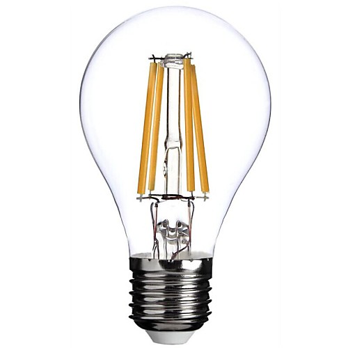 Dimmable  A60 E27 4W 4xCOB 400LM 2800-3000K  Warm White Light LED Filament Lamp (AC90-240V)