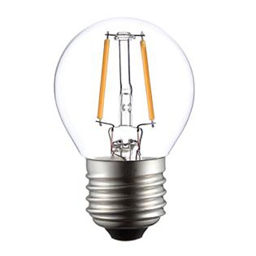 ON G45 E27 2W 2xCOB 200LM 2800-3000K  Warm White Light LED Filament Lamp (AC220V)