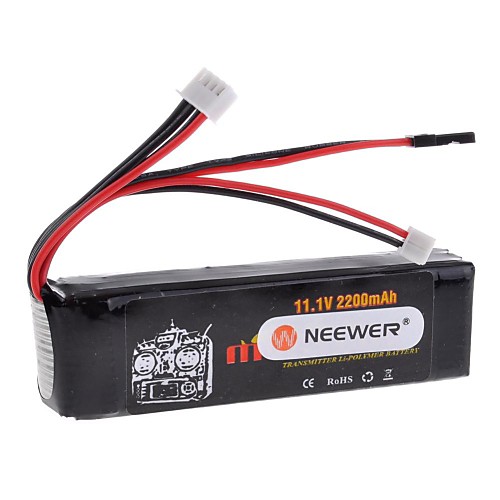 neewer 11.1v 2200mah 8в 3S аккумуляторной батареи Lipo для JR Futaba 9Ch передатчика