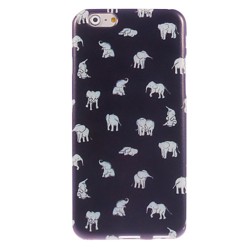 Lovely Little Elephant Design Soft Case for iPhone 6