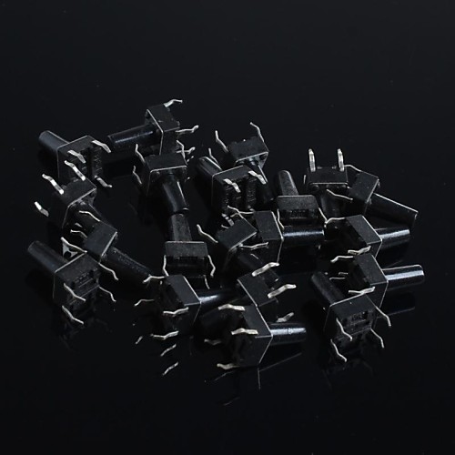 6x6x10mm микро кнопка включения сенсорный выключатель ключик пресс включения (20шт)