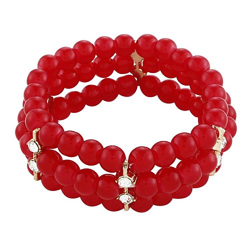 Women'sFashion Exquisite Paint Glass Bracelets(Random Color)