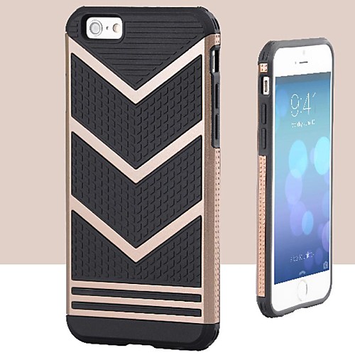 2in1 V Shape Armor Soft Case for iPhone 6 (Assorted Colors)