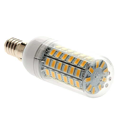 e14 15w 69x5730smd 1500LM 3000-3500K теплый белый свет привел кукурузы лампочку (220-240)