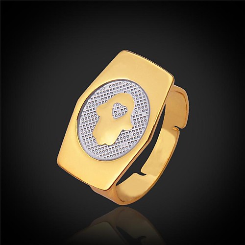 U7Hamsa Hand Palms Resizable Ring 18K Real Gold Plated Wedding Engagement Ring Fashion Jewelry