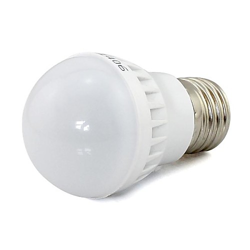 E27 3W 6x5730 SMD 280lm белый теплый белый привело шар лампы (AC 220V) ПВХ