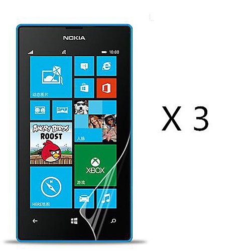 (3 шт) высокой четкости экран протектор для Nokia Lumia 520