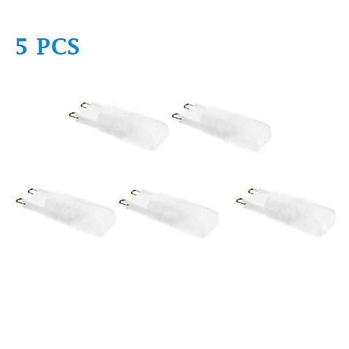 5Pcs G9 3W 220LM 2700K 3500K/6000K Warm White Cool White Light LED Bulb (221V)