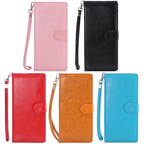 Crazy Horse Pattern Purse PU Leather Case Cover iPhone 6 Plus (Assorted Colors)