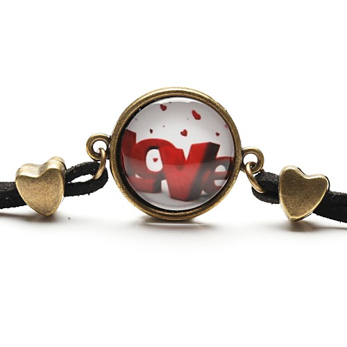 Time Gem Love Pendant Necklace Art Tree Glass Cabochon Bracelet