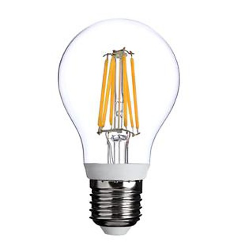 ON A60 E27 6W 6xCOB 600LM 2800-3000K  Warm White Light LED Filament Lamp (AC230V)