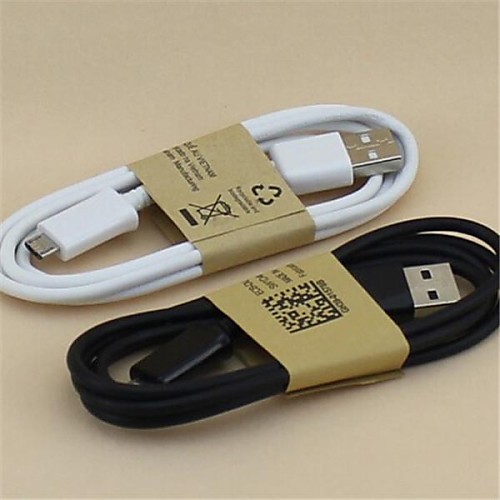 1м Micro USB кабель для передачи данных Мобильные телефоны Samsung S5 / S4 / S3 / Примечание 4 (разные цвета)