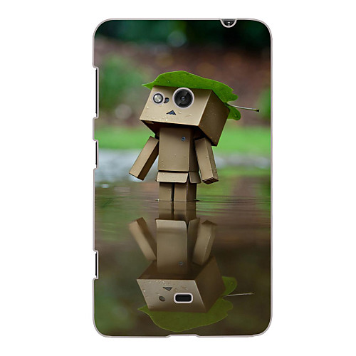 Wooden Man Design Hard Case for Nokia N625