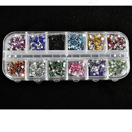 2500pcs 2мм пентаграмма акриловые Алмазный Nail Art Decoration