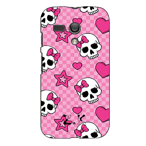 Lovely Skull Design Hard Case for Motorola MOTO G