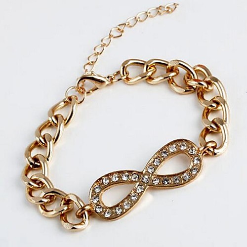 Sell Like Hot Cakes Of Alloy And Rhinestone  Bracelet (More Colors)