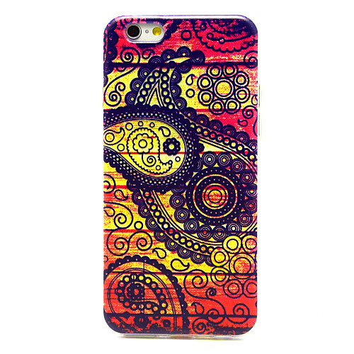 Kaleidoscope Of Color Pattern TPU Soft Cover for iPhone 6