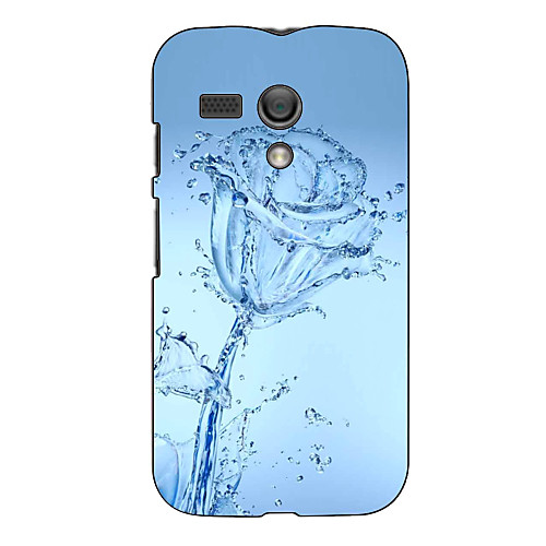 Colorful Rose Design Hard Case for Motorola MOTO G