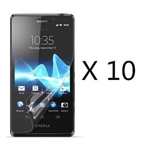 (10 шт) высокой четкости экран протектор для Sony Xperia TX LT29i