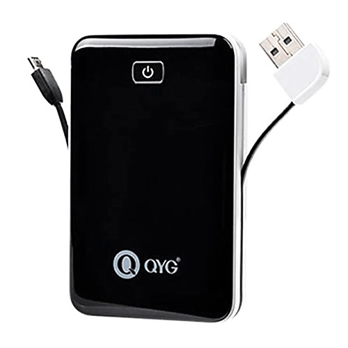 QYG qb6000 6000mAh внешний аккумулятор для iphone6 / 6plus / 5S / 5 HTC и других мобильных устройств Samsung s4