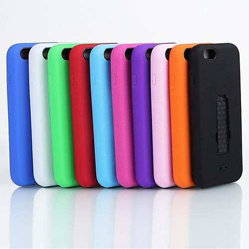 Litchi Grain Silicone  Back Cover Case for iPhone 6(Assorted Colors)