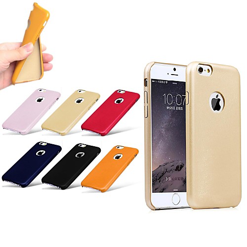 Exclusive Design Good Quality Leather Thick Shockproof Soft Case Back Cover for iPhone 6 (Assorted Color)