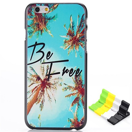 Coconut Trees Pattern Hard Case and Phone Holder for iPhone 6