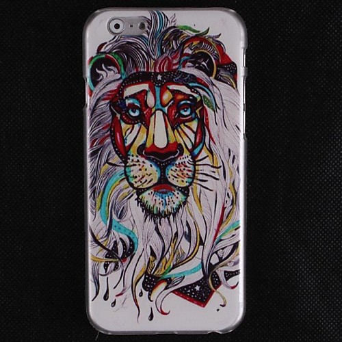 Painting the Lion Design Hard Cover Case for iPhone 6