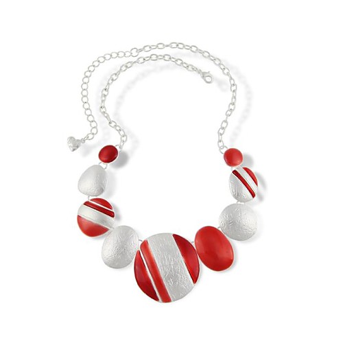 Новая мода красочные конфеты эмаль кулон заявление колье цепи ожерелье позолоченный ювелирных изделий
