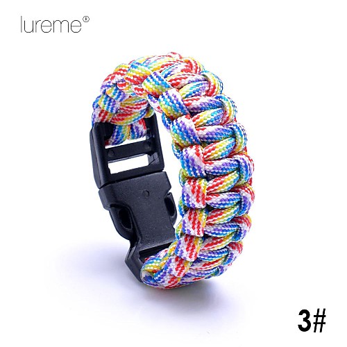 lureme выживание камуфляж Paracord шнура дети короткое браслет