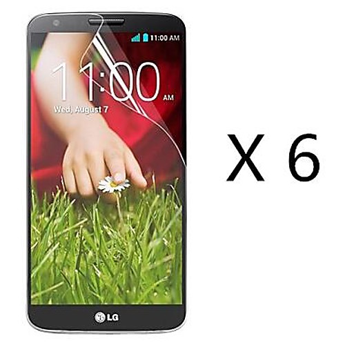 (6 шт) высокой четкости экран протектор для LG G2 мини