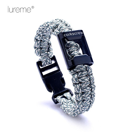 lureme Paracord выживания шнур открывалка для бутылок браслет