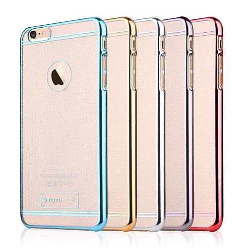 TOTU Stylish Ultrathin Transparent PC Hard Case for iPhone 6 (Assorted Colors)