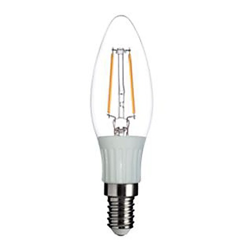 ON E14 2W 2xCOB 200LM 2800-3000K  Warm White Light LED Filament Lamp (AC230V)