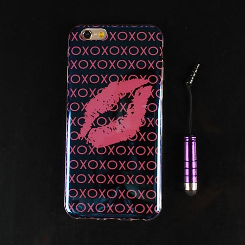 ультра тонкая защитная оболочка покрытие синий прохладный дизайн и емкость перо Iphone 6 (разных цветов)