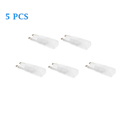 5Pcs G9 3W 220LM 3500K/6000K Warm White Cool White Light LED Bulb (220V)