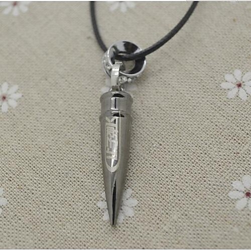 Let The Bullets Fly Printing Male Necklace