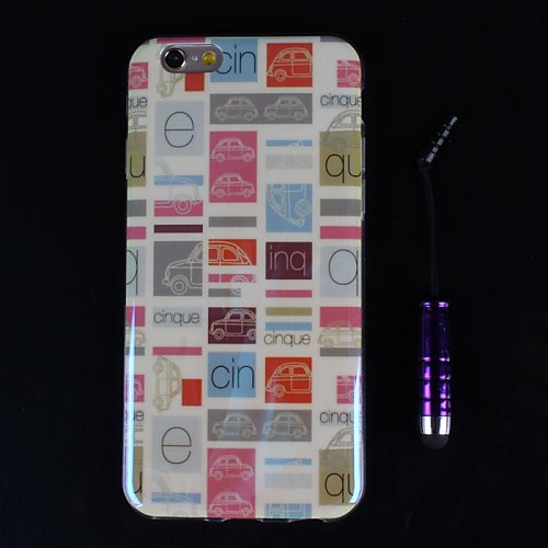 ультра тонкая защитная оболочка покрытие синий прохладный дизайн и емкость перо Iphone 6 (разных цветов)