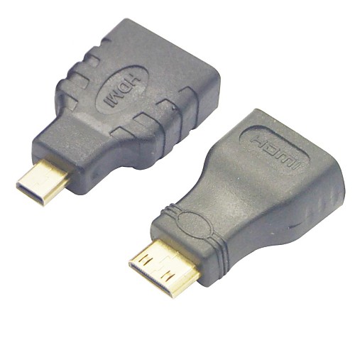 HDMI Женский к Micro HDMI штырем  HDMI к Mini HDMI адаптер конвертер