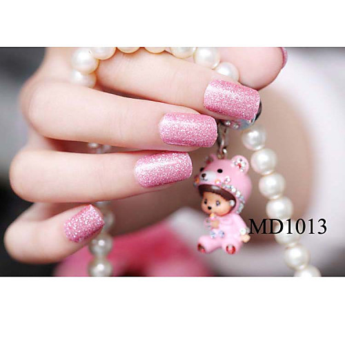 14pcs мода блеск порошок Nail Art Наклейки мкр no.1013 серии