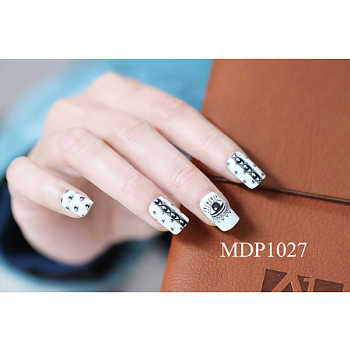 14pcs конфеты цвет мультфильм Nail Art Наклейки MDP no.1027 серии