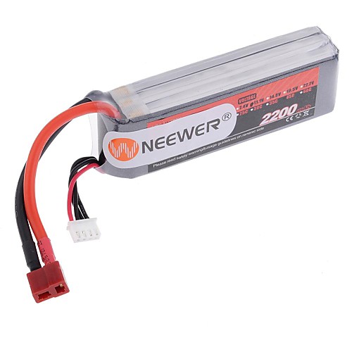 neewer 11,1 3S 2200mAh 60C Lipo аккумулятор ж / разъем декан стиле радиоуправляемых вертолета T-Rex 450