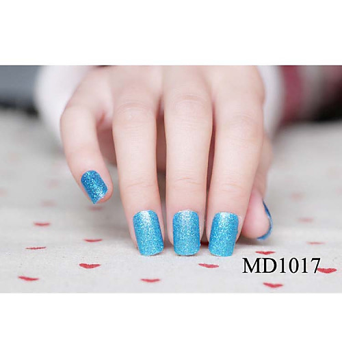 14pcs мода блеск порошок Nail Art Наклейки мкр no.1017 серии